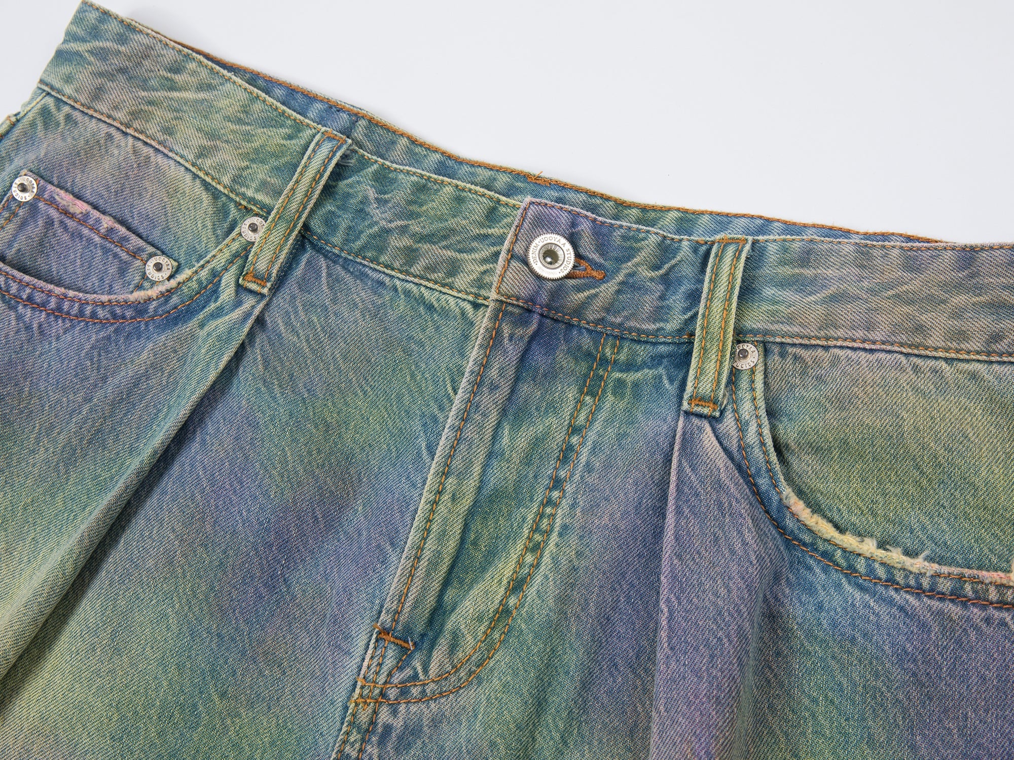 Dreamy light denim shorts