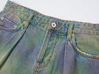 Dreamy light denim shorts
