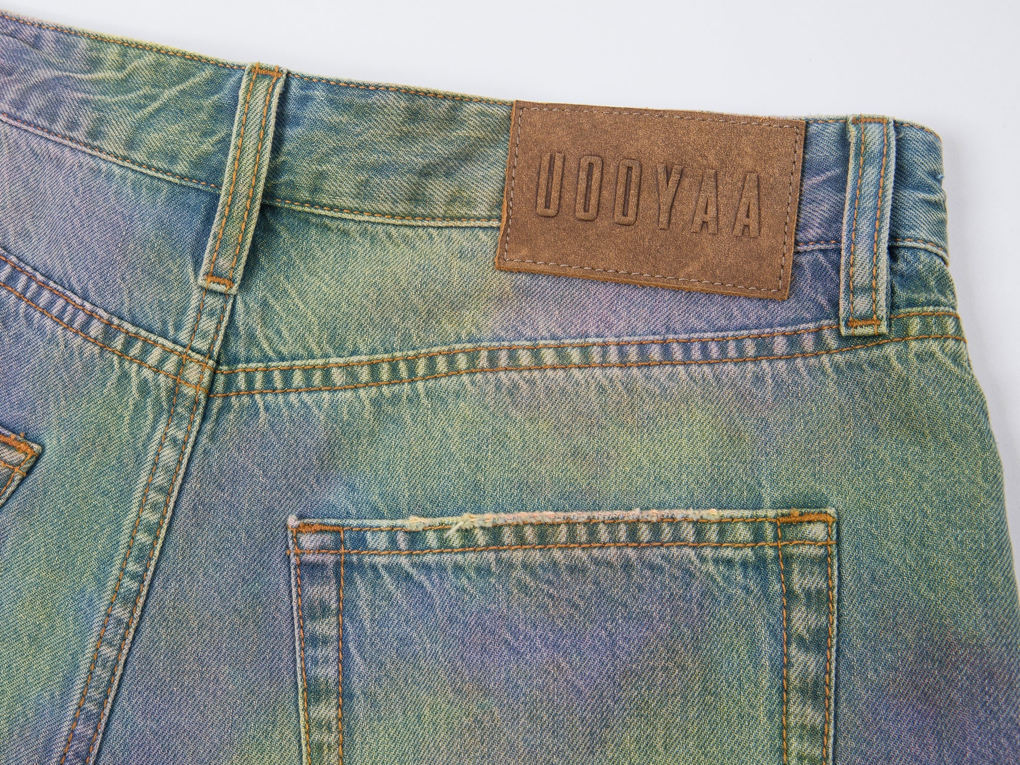 Dreamy light denim shorts