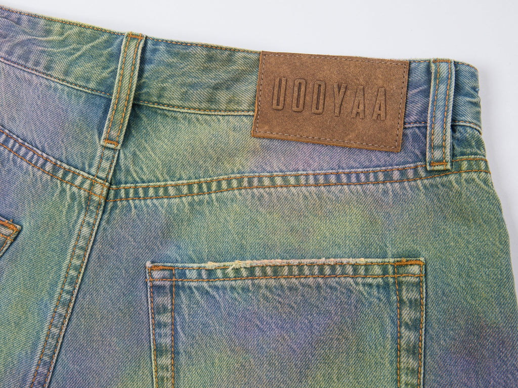 Dreamy light denim shorts