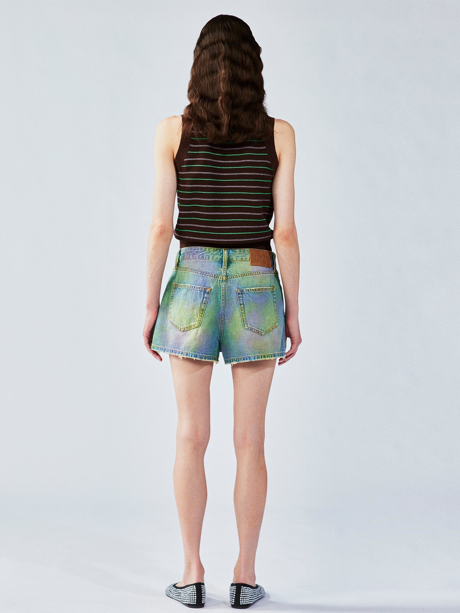 Dreamy light denim shorts