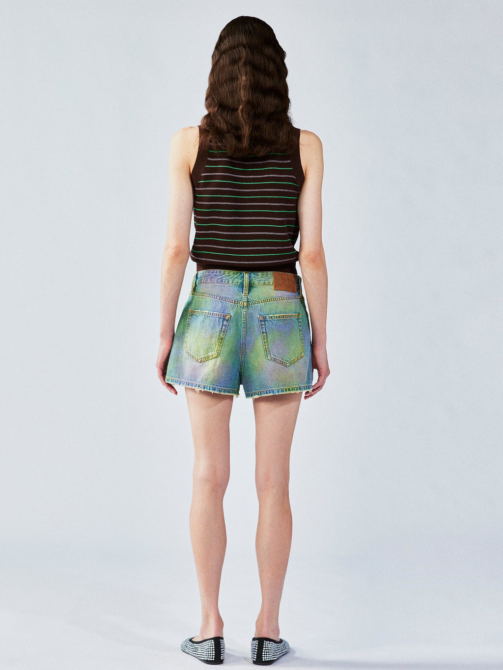 Dreamy light denim shorts