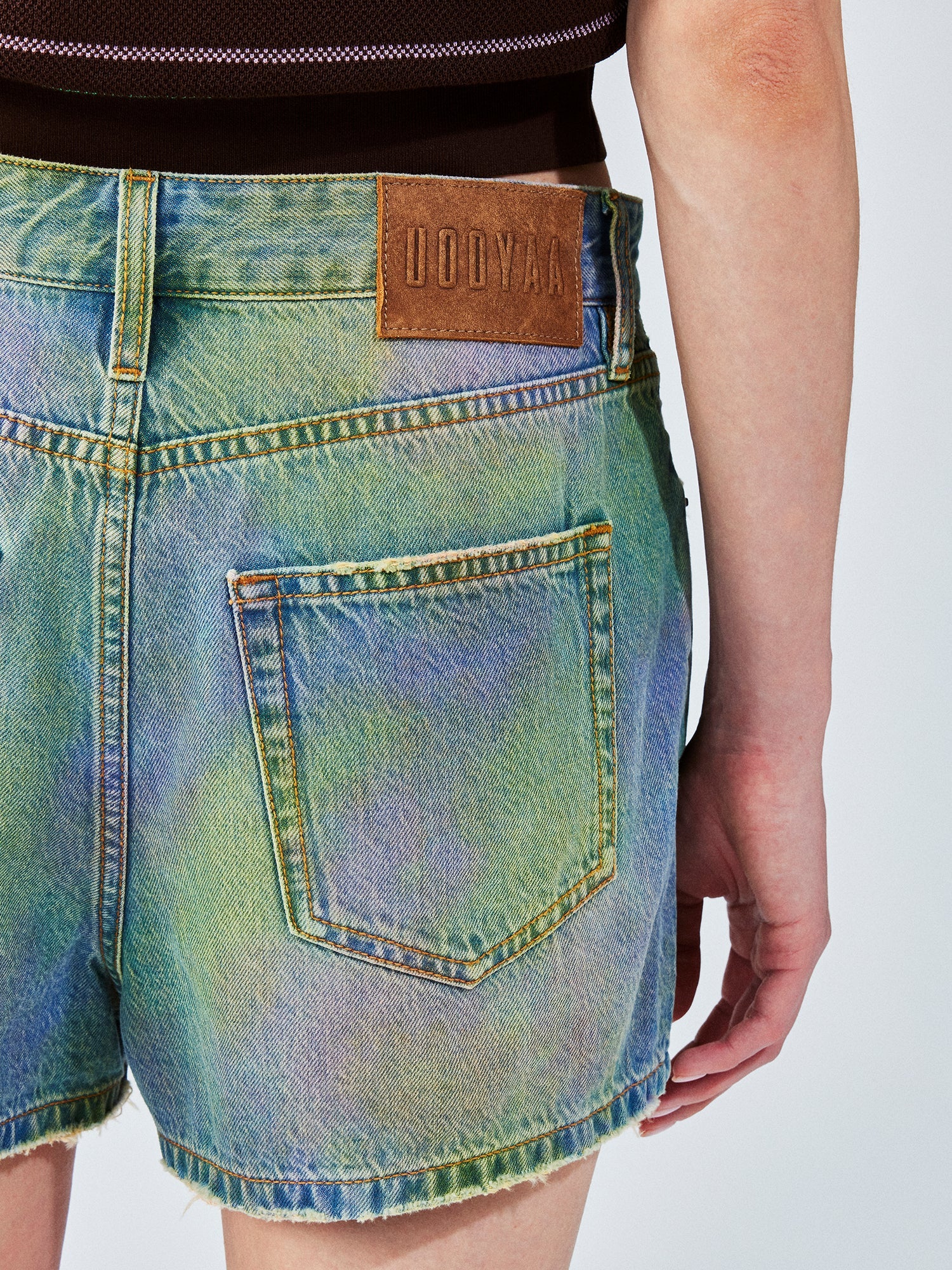 Dreamy light denim shorts