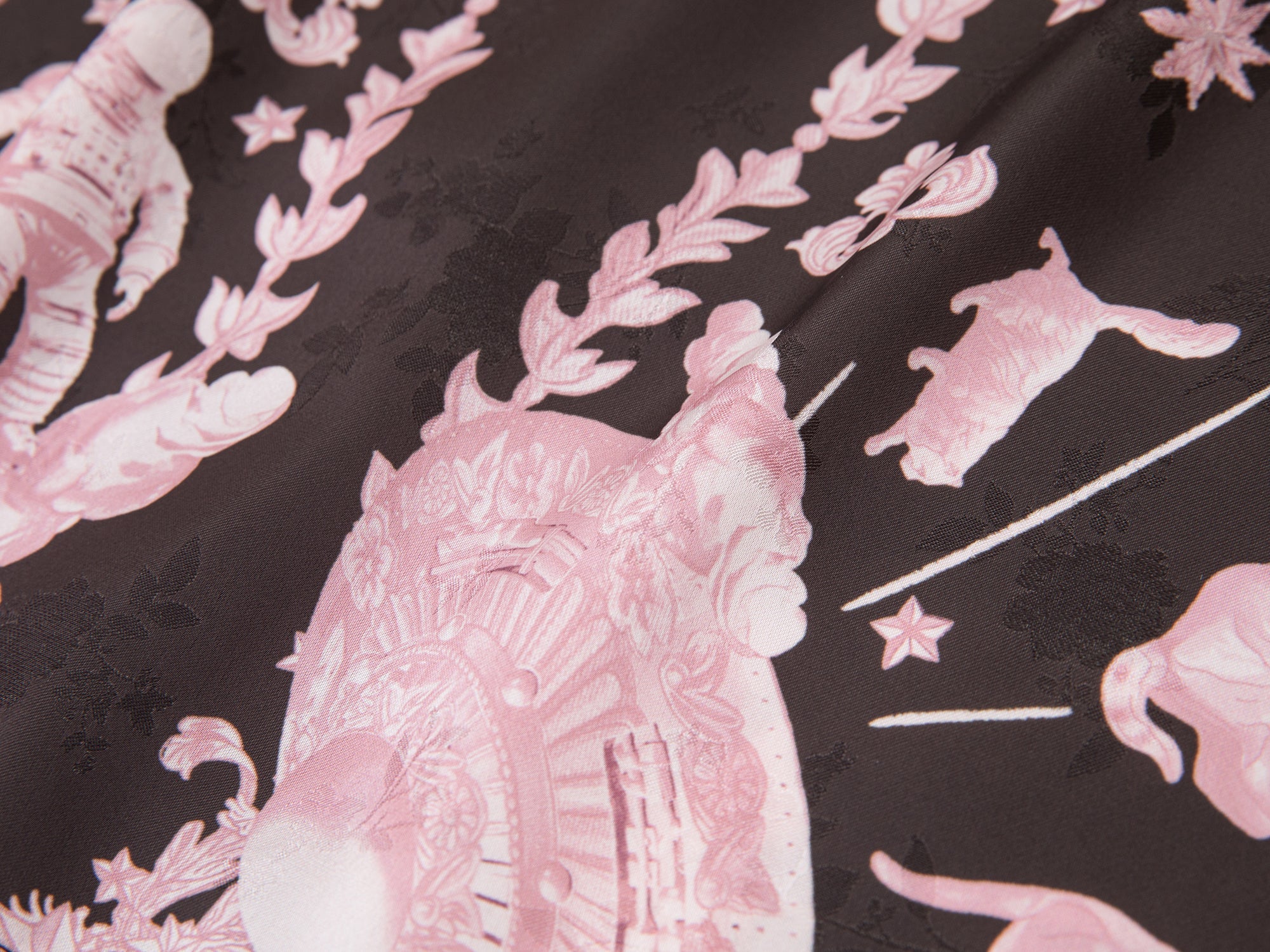 UFO cat jacquard shirt