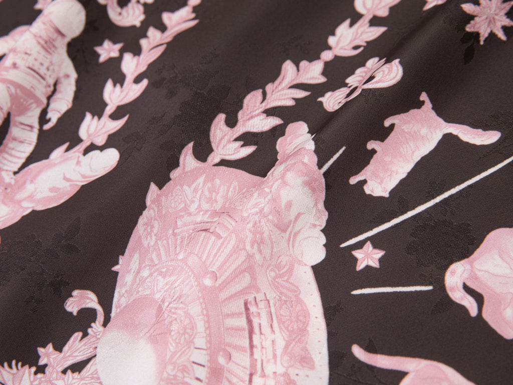 UFO cat jacquard shirt