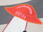 UFO cat appliqué polo tee