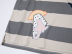 UFO cat appliqué polo tee