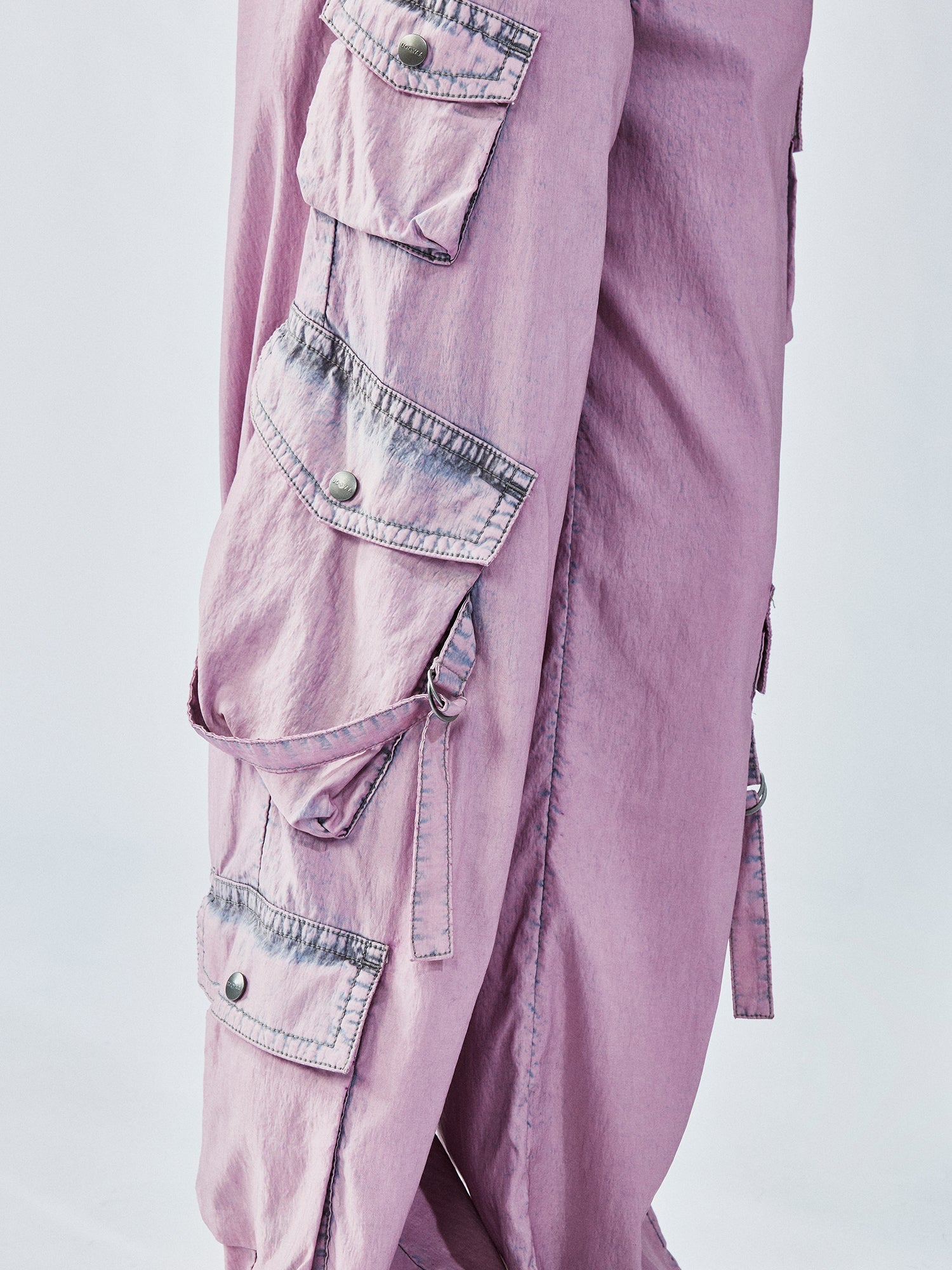 Lavender washed utility pants