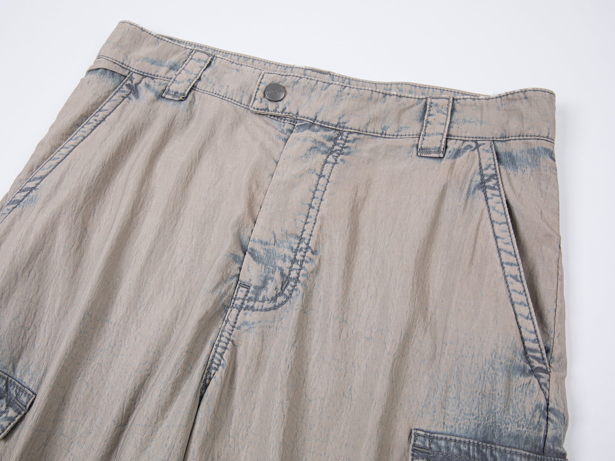 Gradient washed utility pants