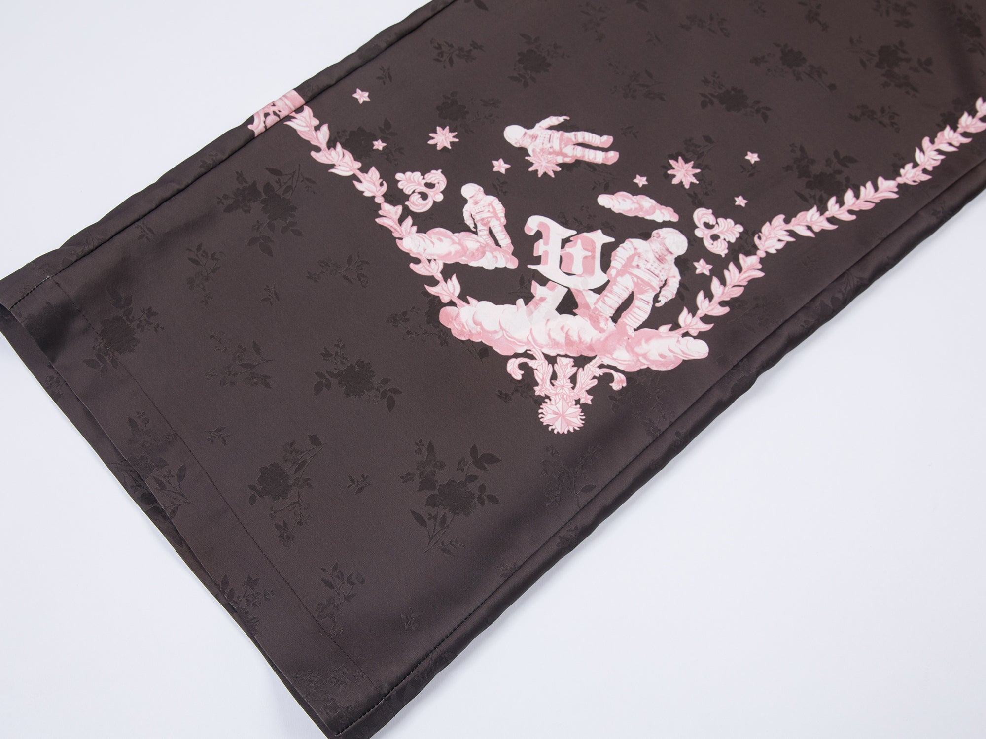 UFO cat jacquard pants