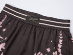 UFO cat jacquard shorts