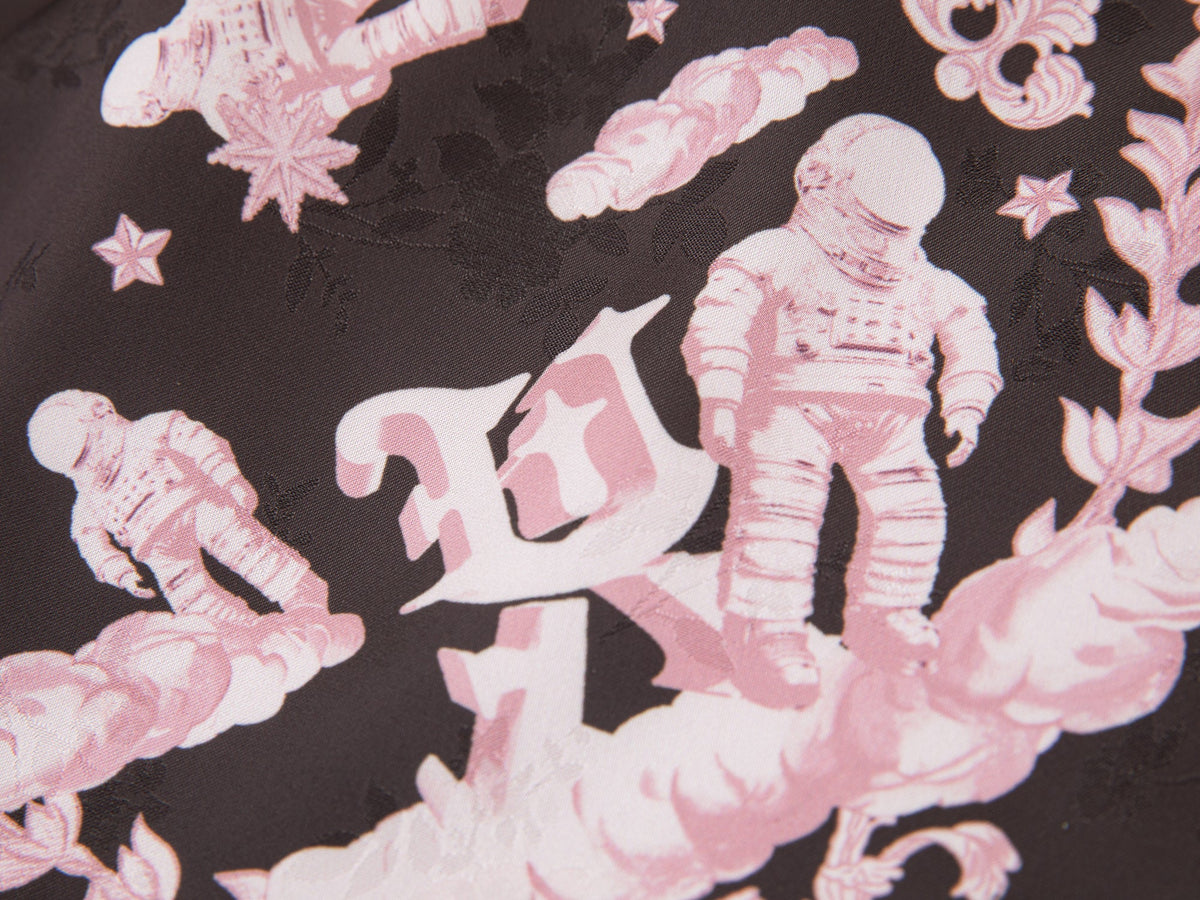 UFO cat jacquard shorts
