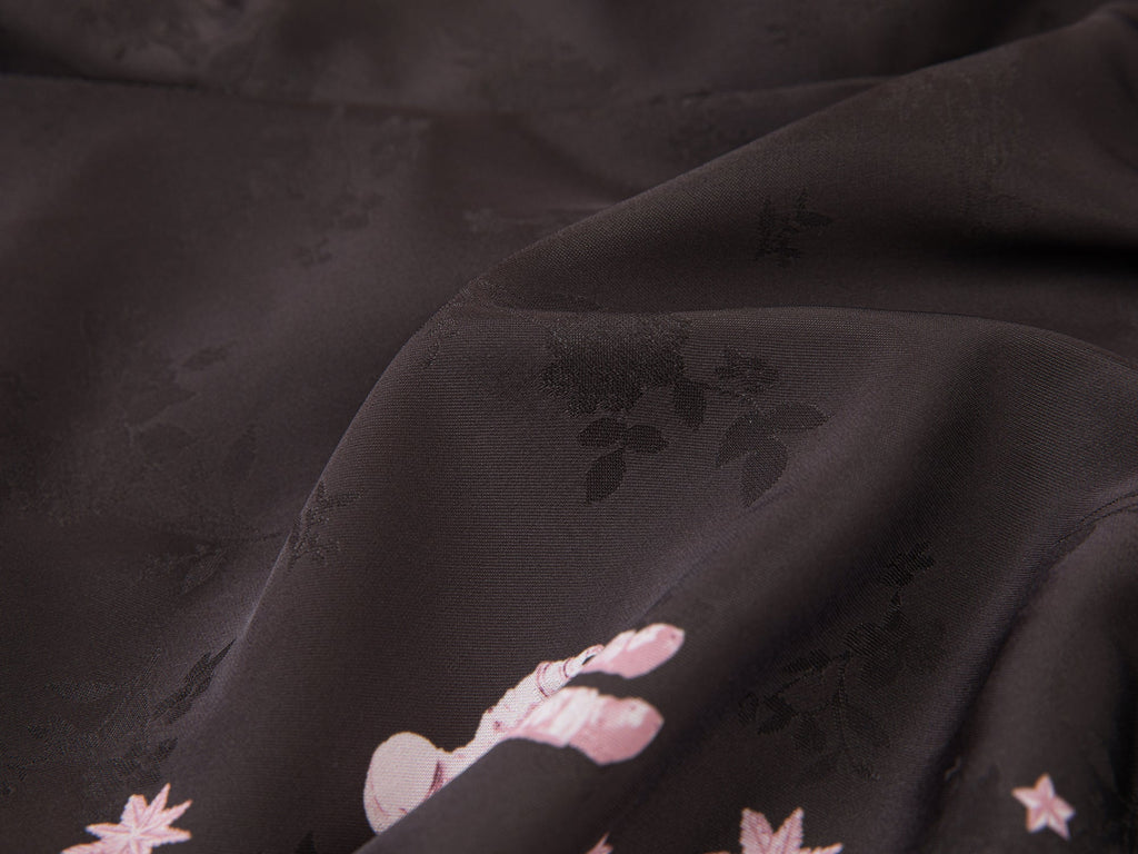 UFO cat jacquard shorts