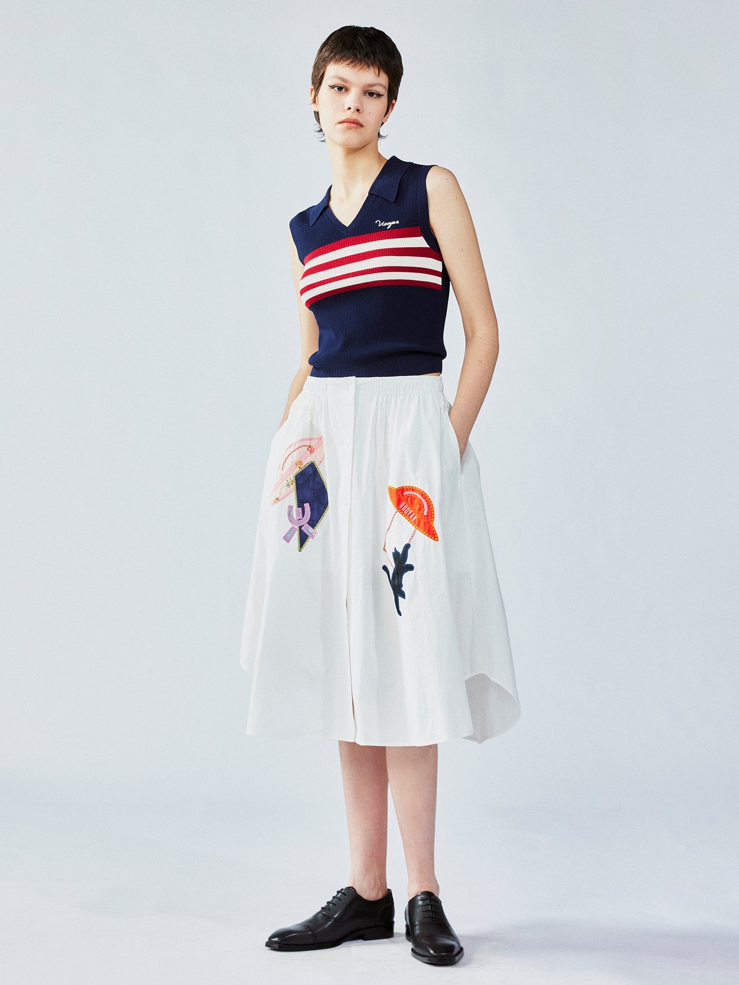 UFO cat shirt-inspired skirt