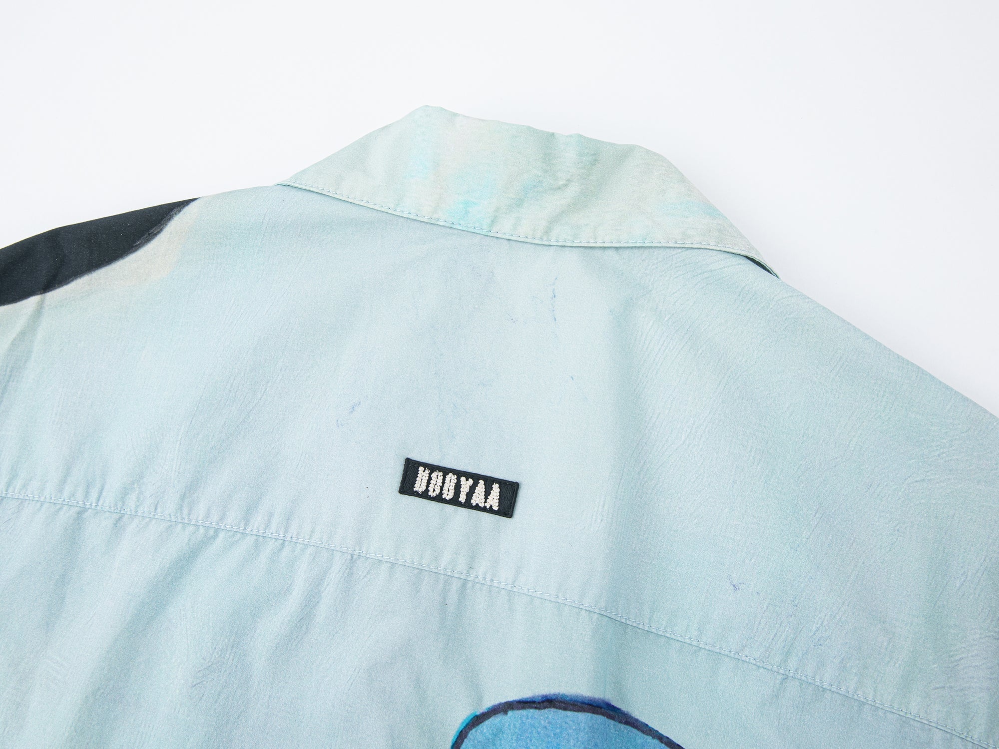 Hand-drawn fish-on-plate graphic shirt