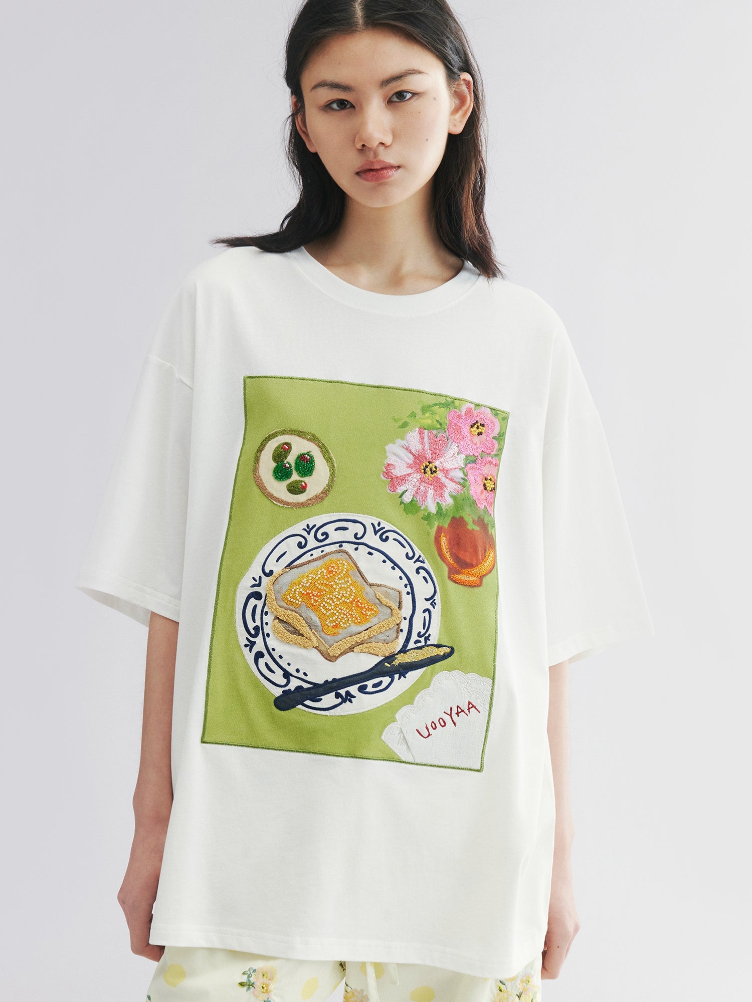 Toast & olive breakfast graphic tee