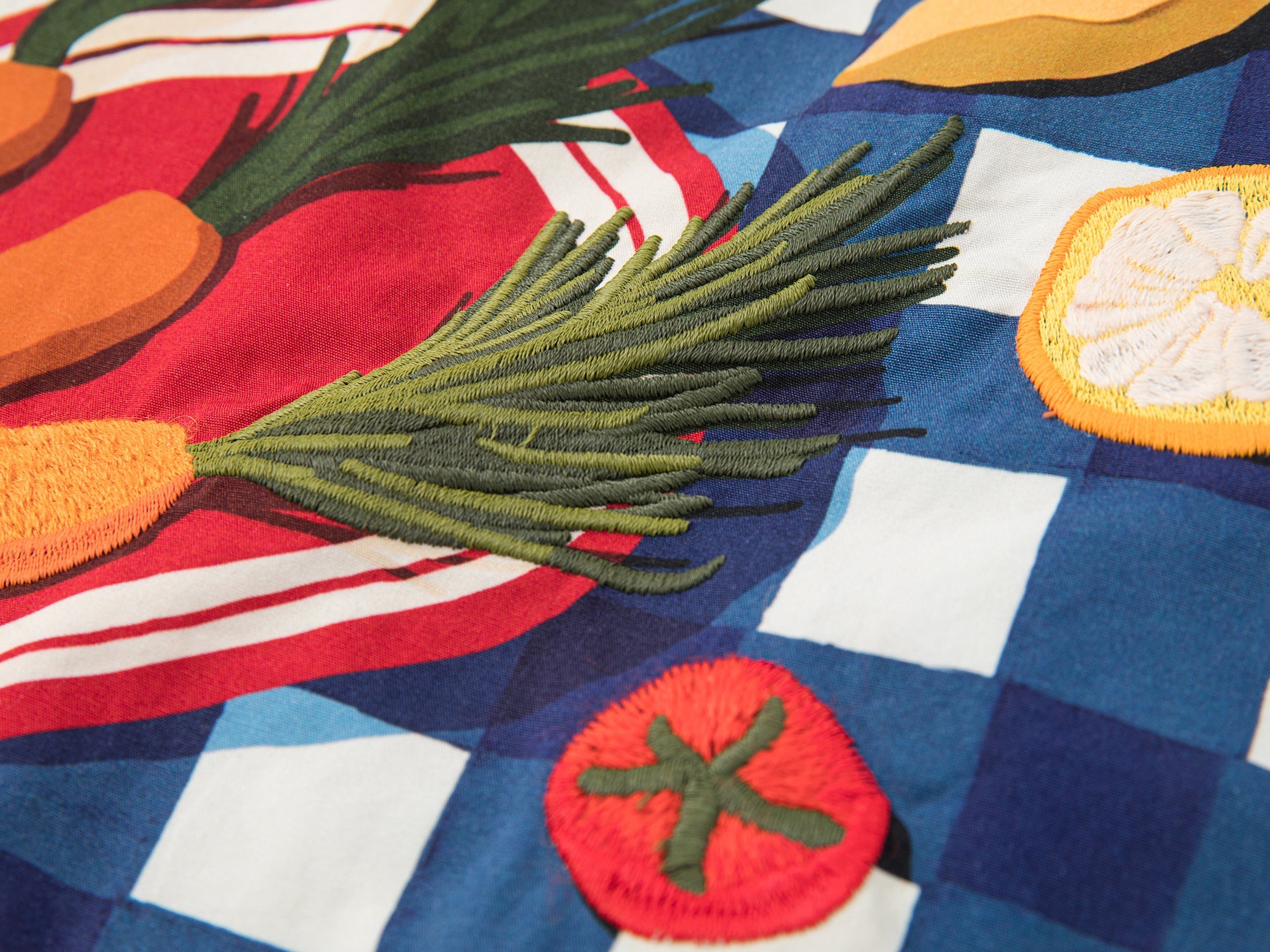 Picnic scene graphic tank dress