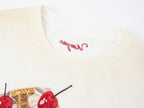 Cherry honey waffle breakfast graphic t-shirt dress