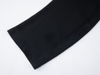 Curved seam fine wool pants