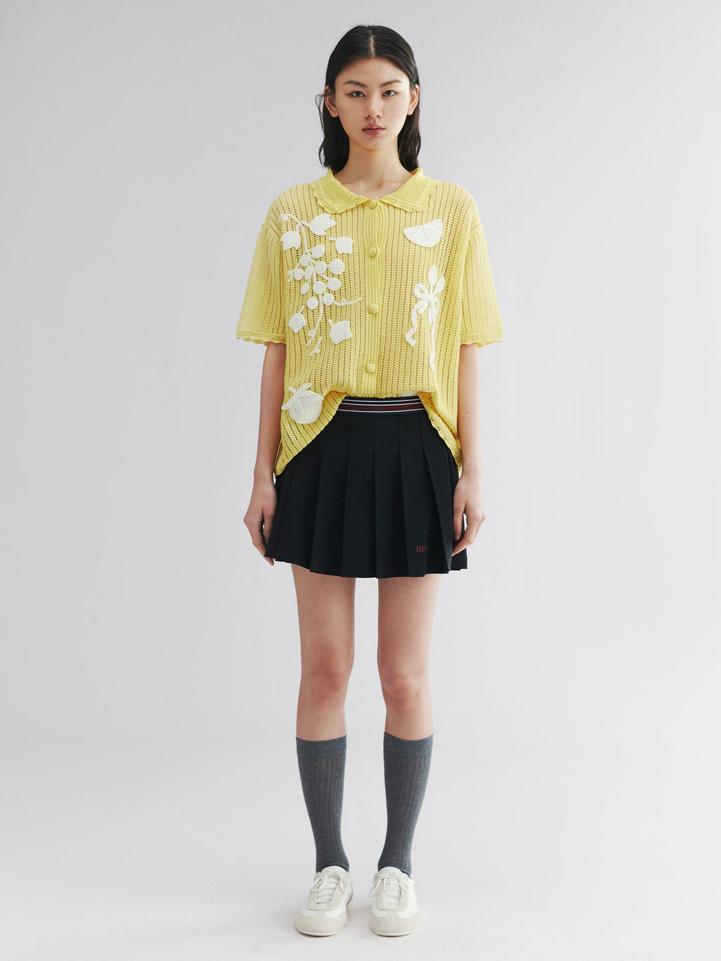 Pleated skirt