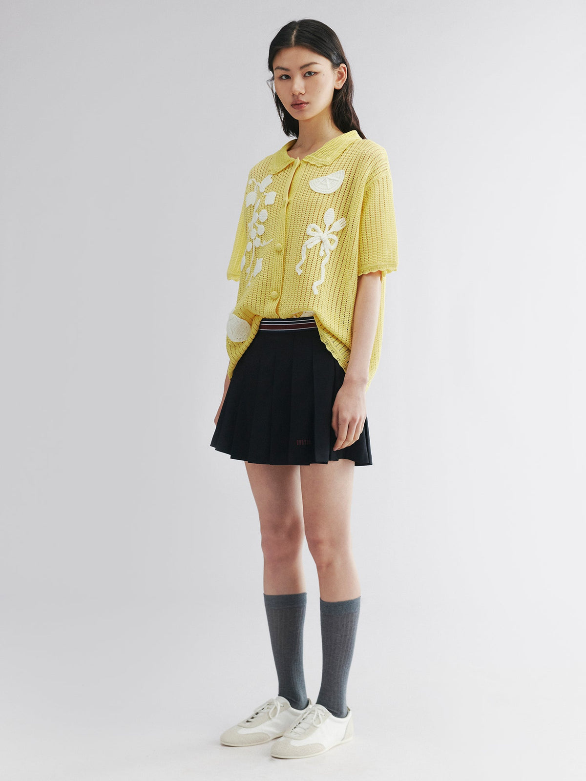 Pleated skirt