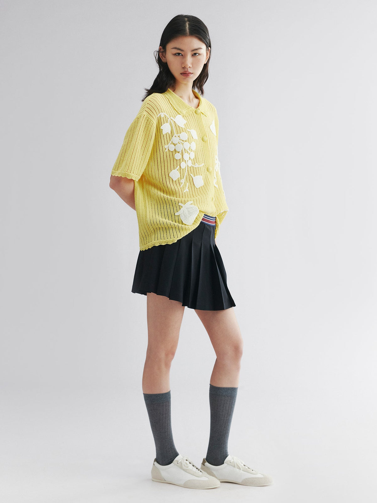 Pleated skirt