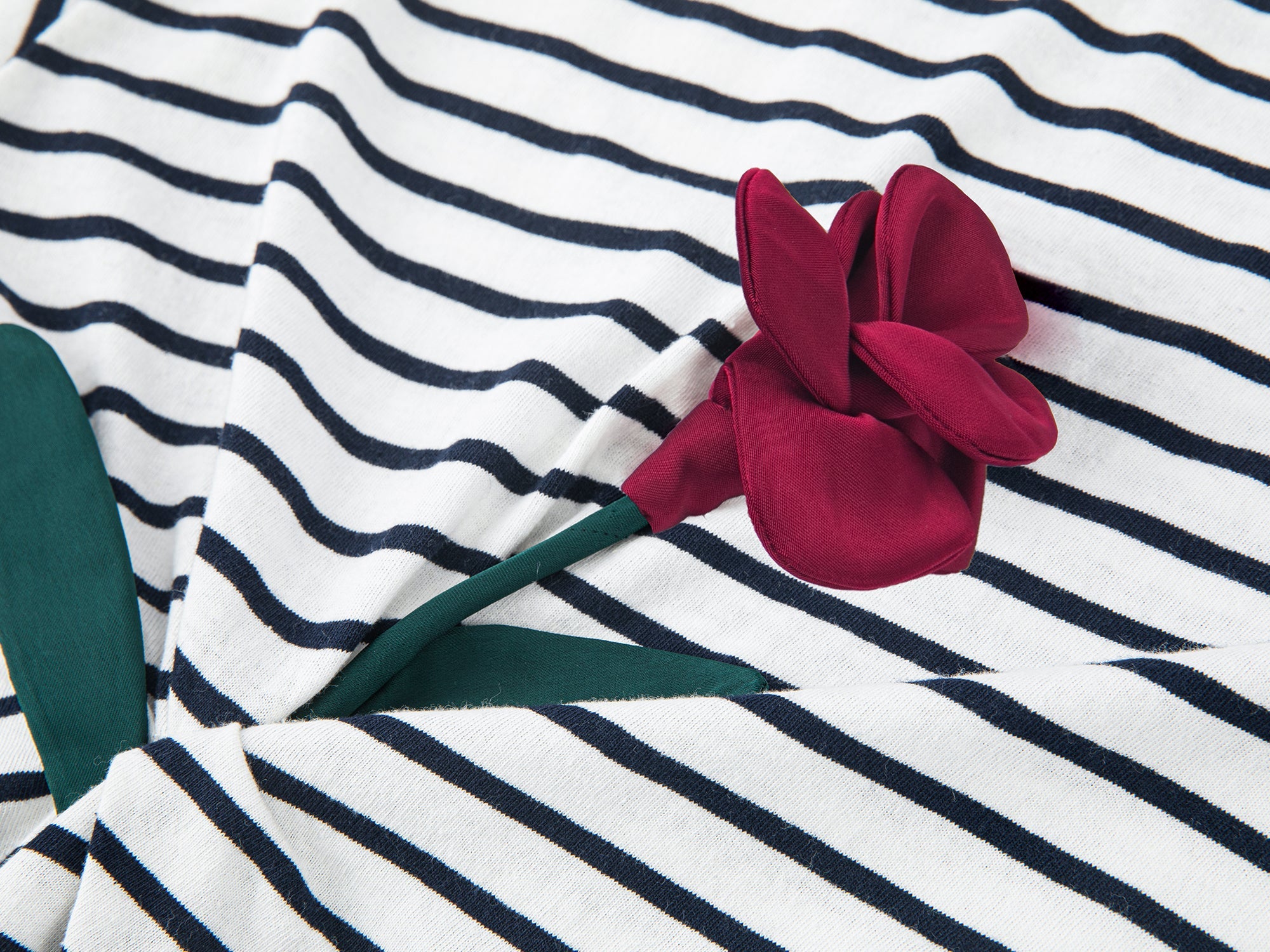 Rose patch breton tee