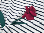 Rose patch breton tee