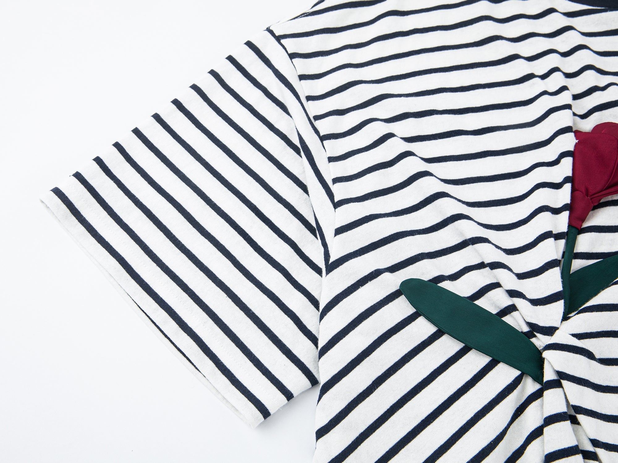 Rose patch breton tee