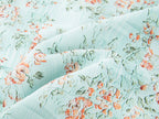 Oil-painted floral crinkle skirt