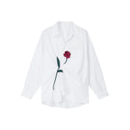 Rose patch shirt