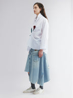 Rose patch shirt