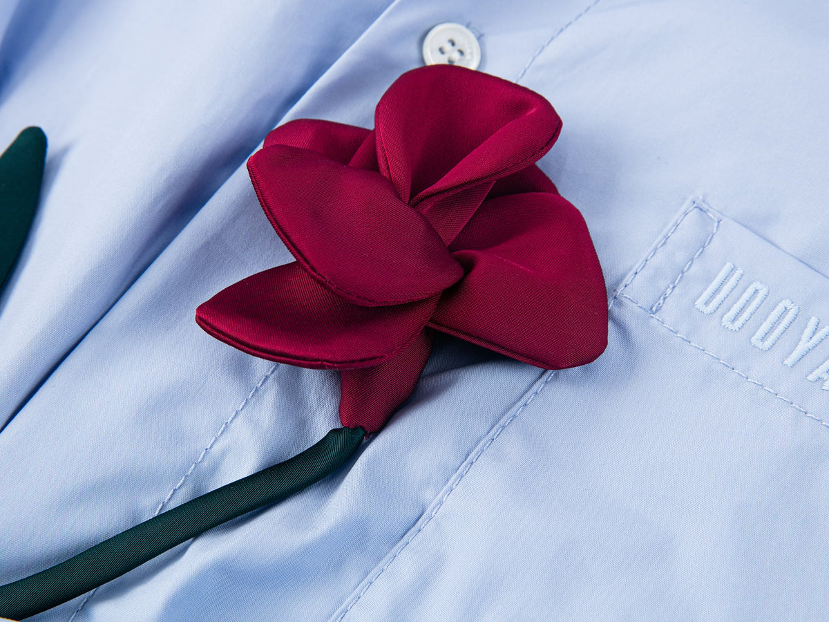 Rose patch shirt