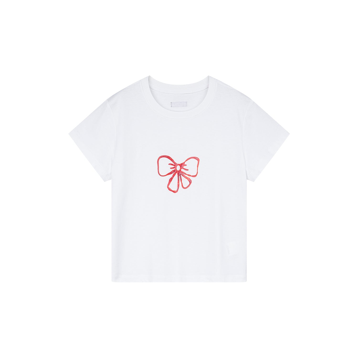 Ketchup bow doodle tee