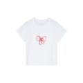 Ketchup bow doodle tee