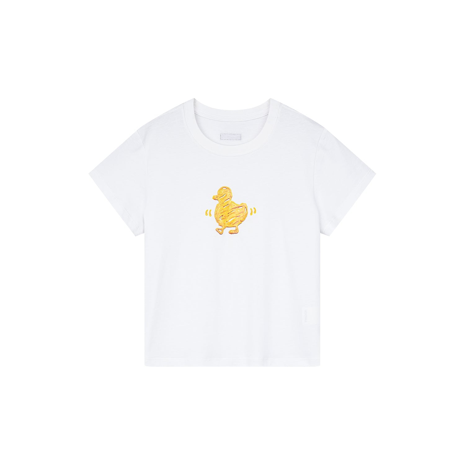 Mustard duck doodle tee