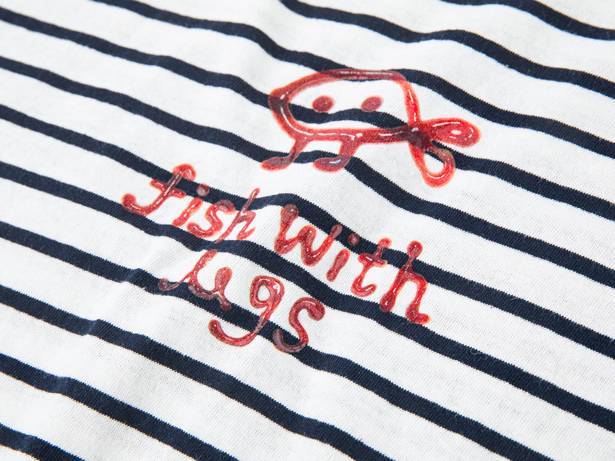 Ketchup doodle breton tee