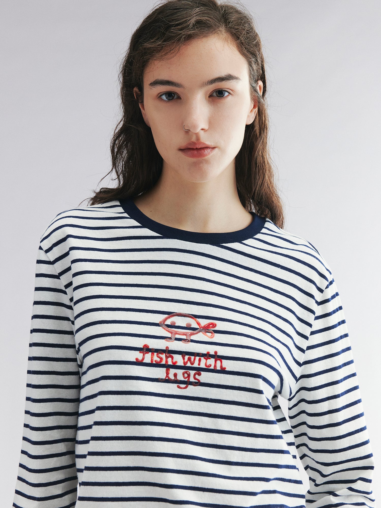 Ketchup doodle breton tee