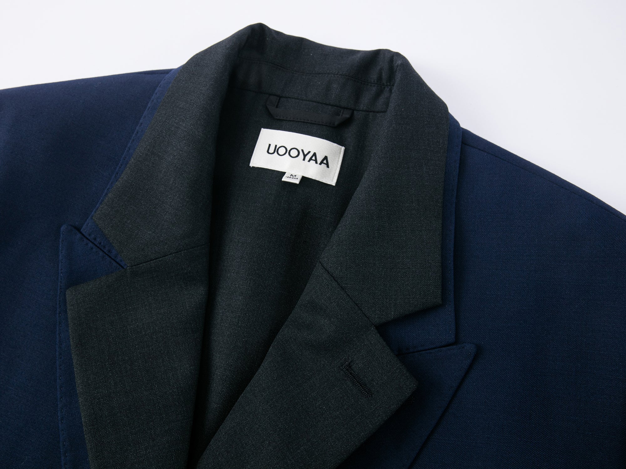 Layered double-breasted blazer