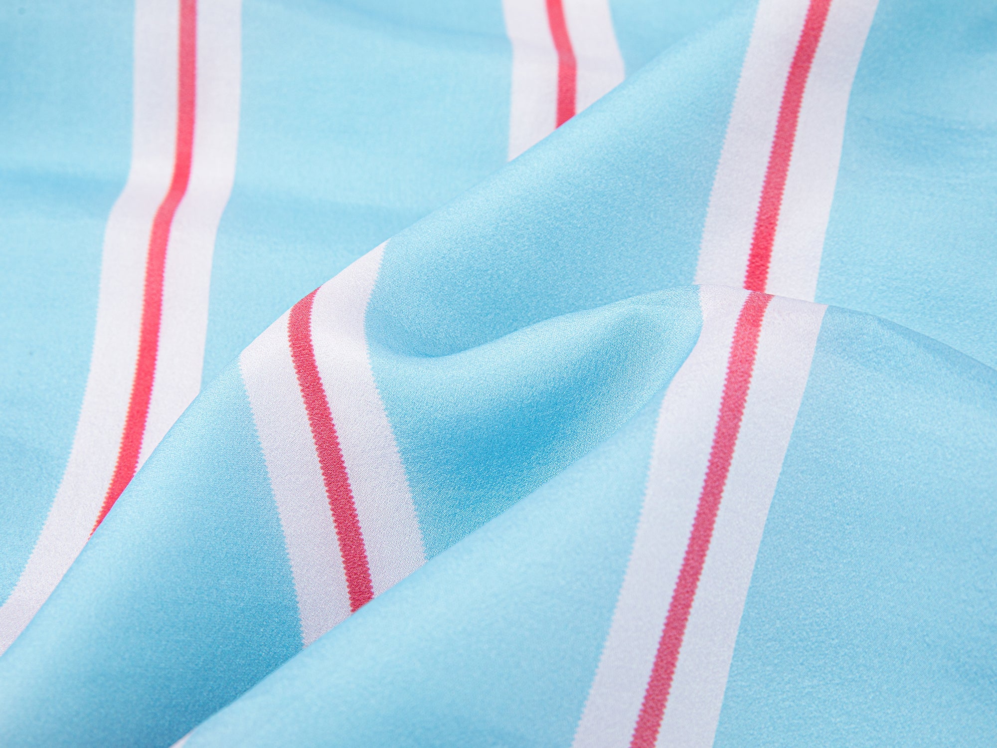 Striped polo puff-hem dress