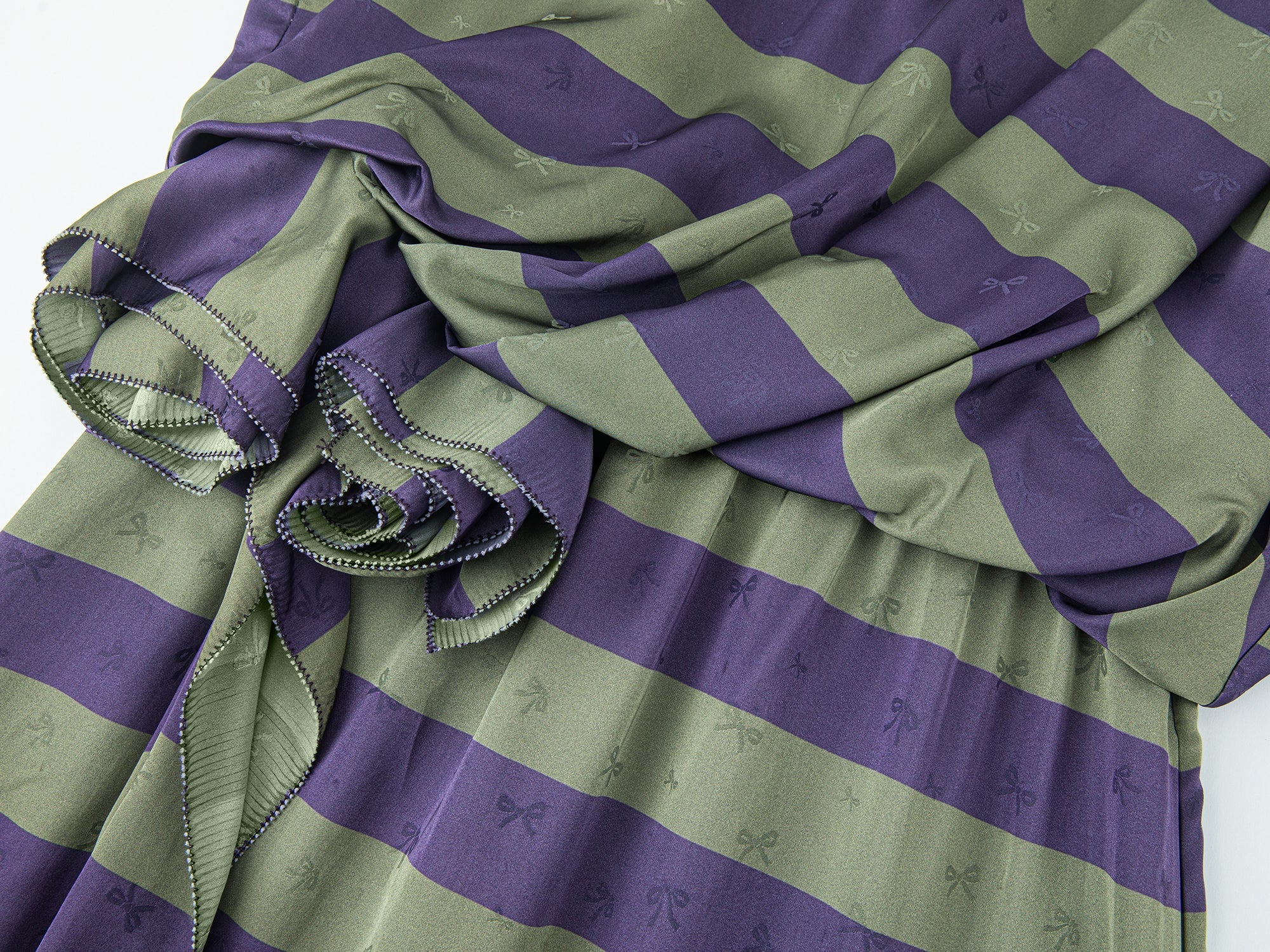 3D floral polo dress