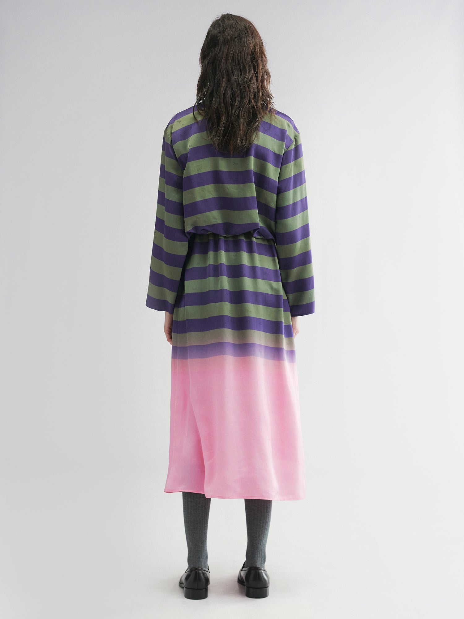 3D floral polo dress