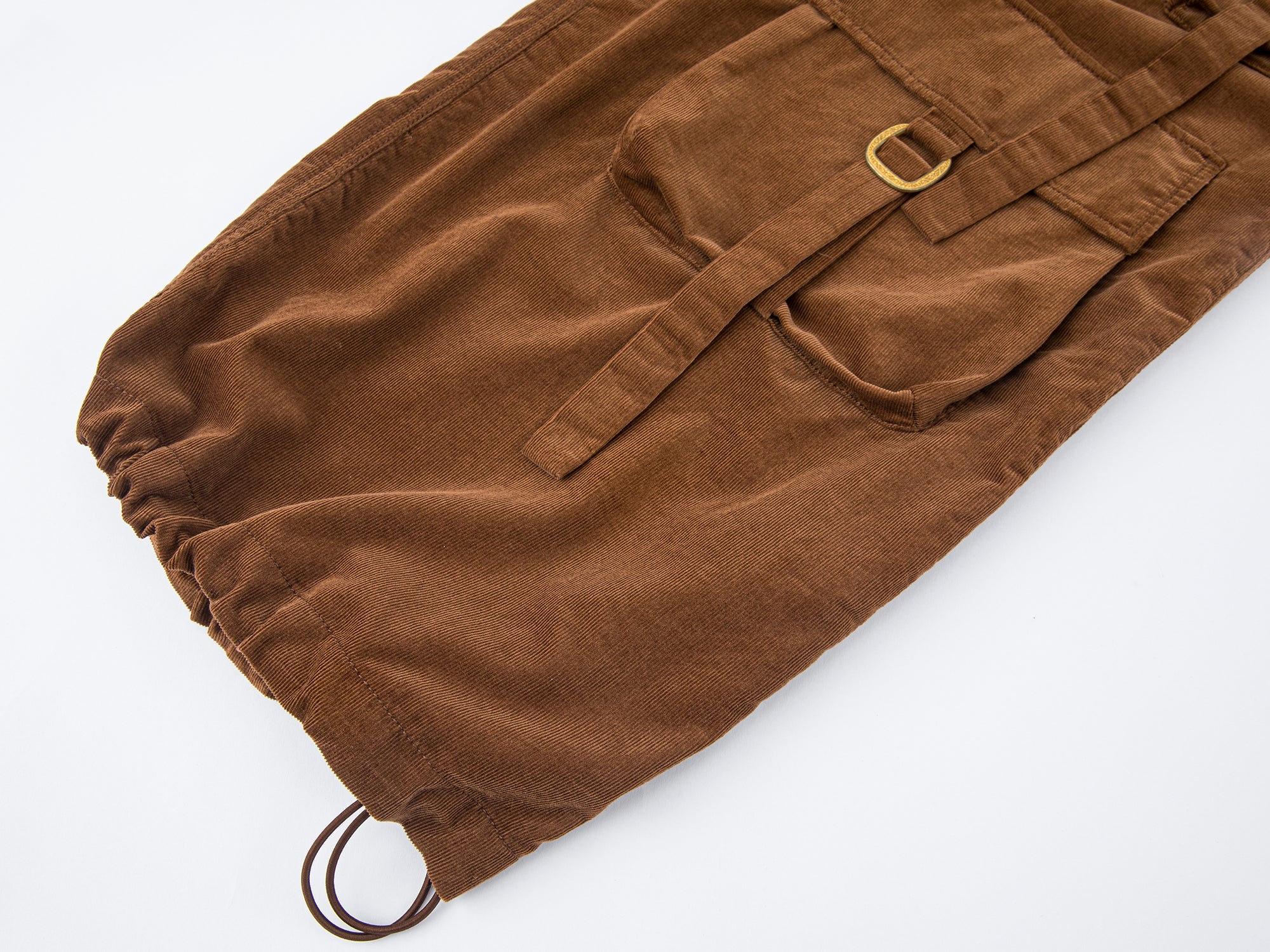 Zip-off cargo corduroy pants