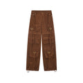 Zip-off cargo corduroy pants