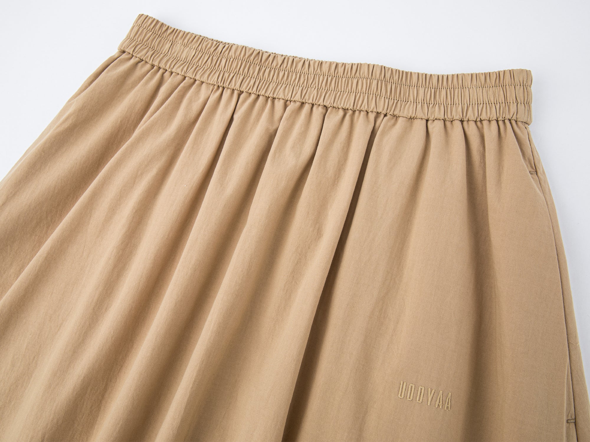 Embroidered skirt with angel bear motif