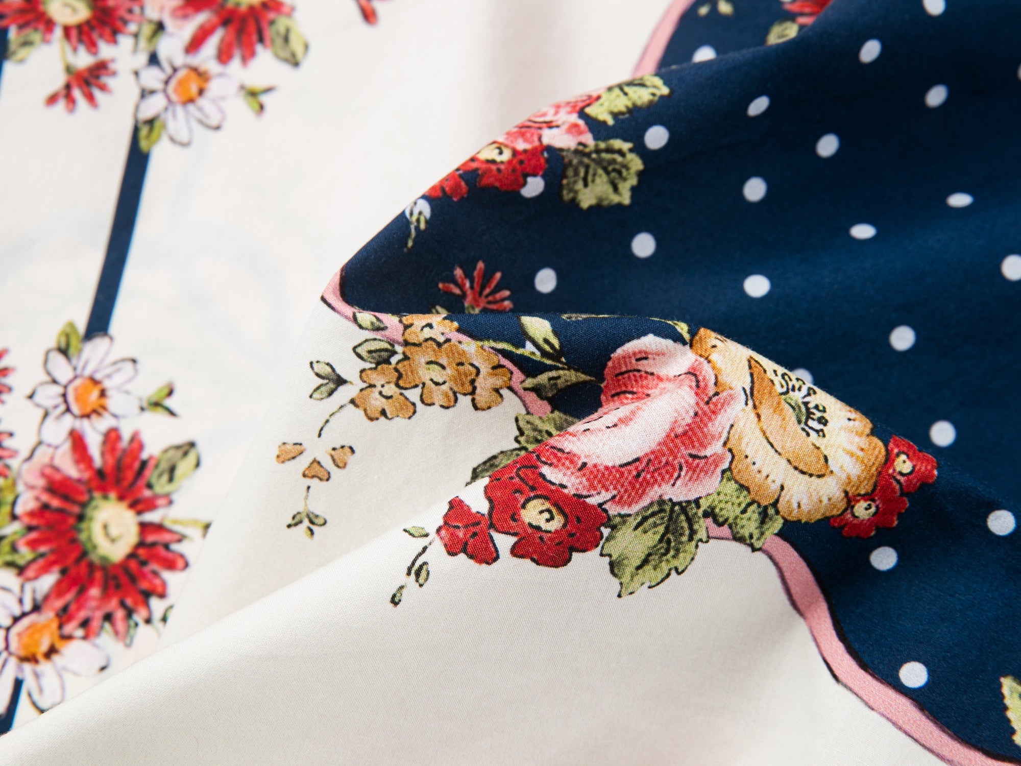 Patchwork scarf skirt