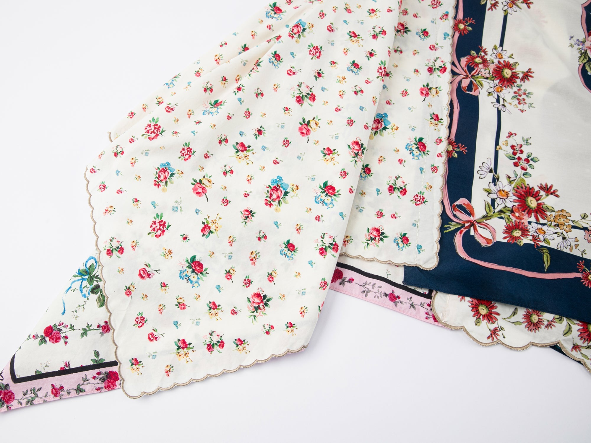 Patchwork scarf skirt