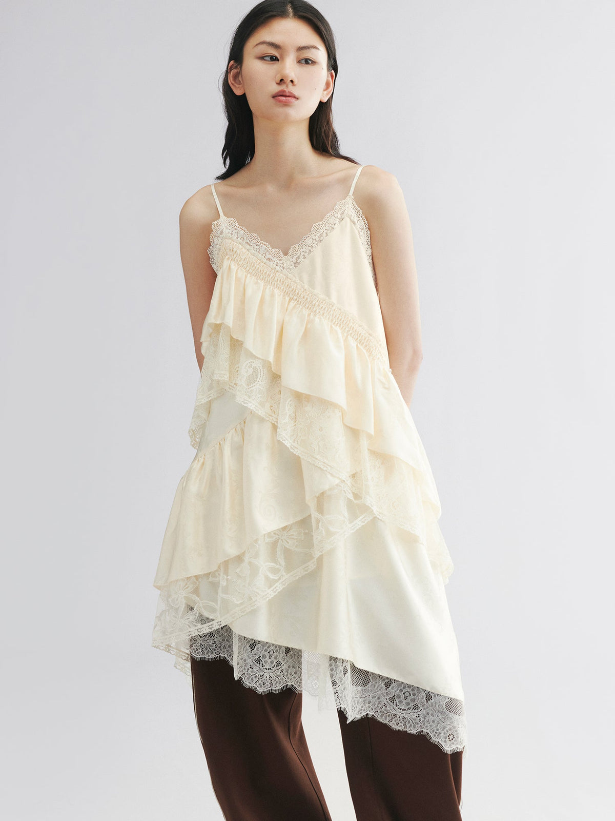 Lace camisole dress