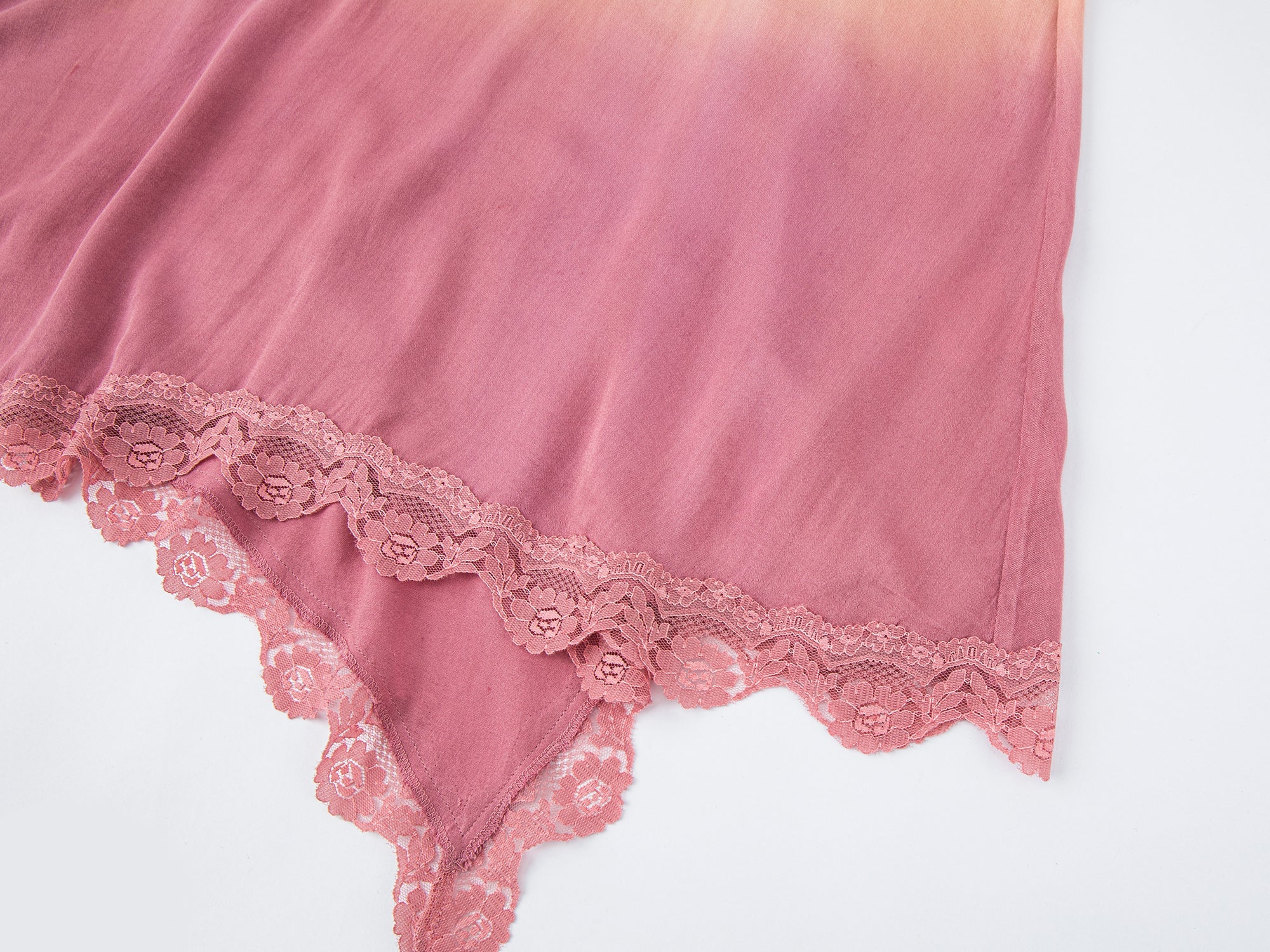 Dip-dye layered t-shirt dress