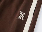 Retro curved sweatpants